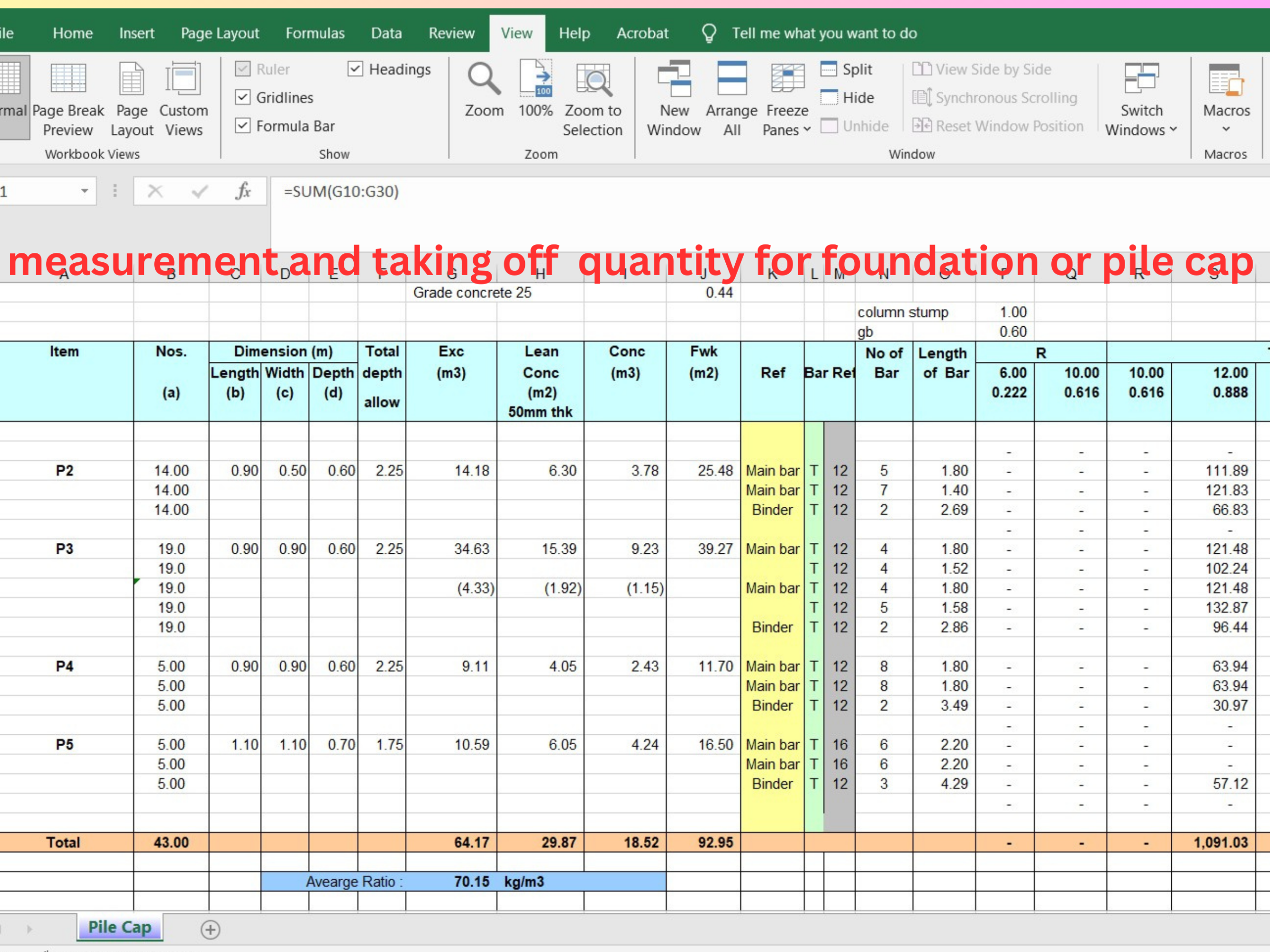 Template Excel Estimating - Image 8