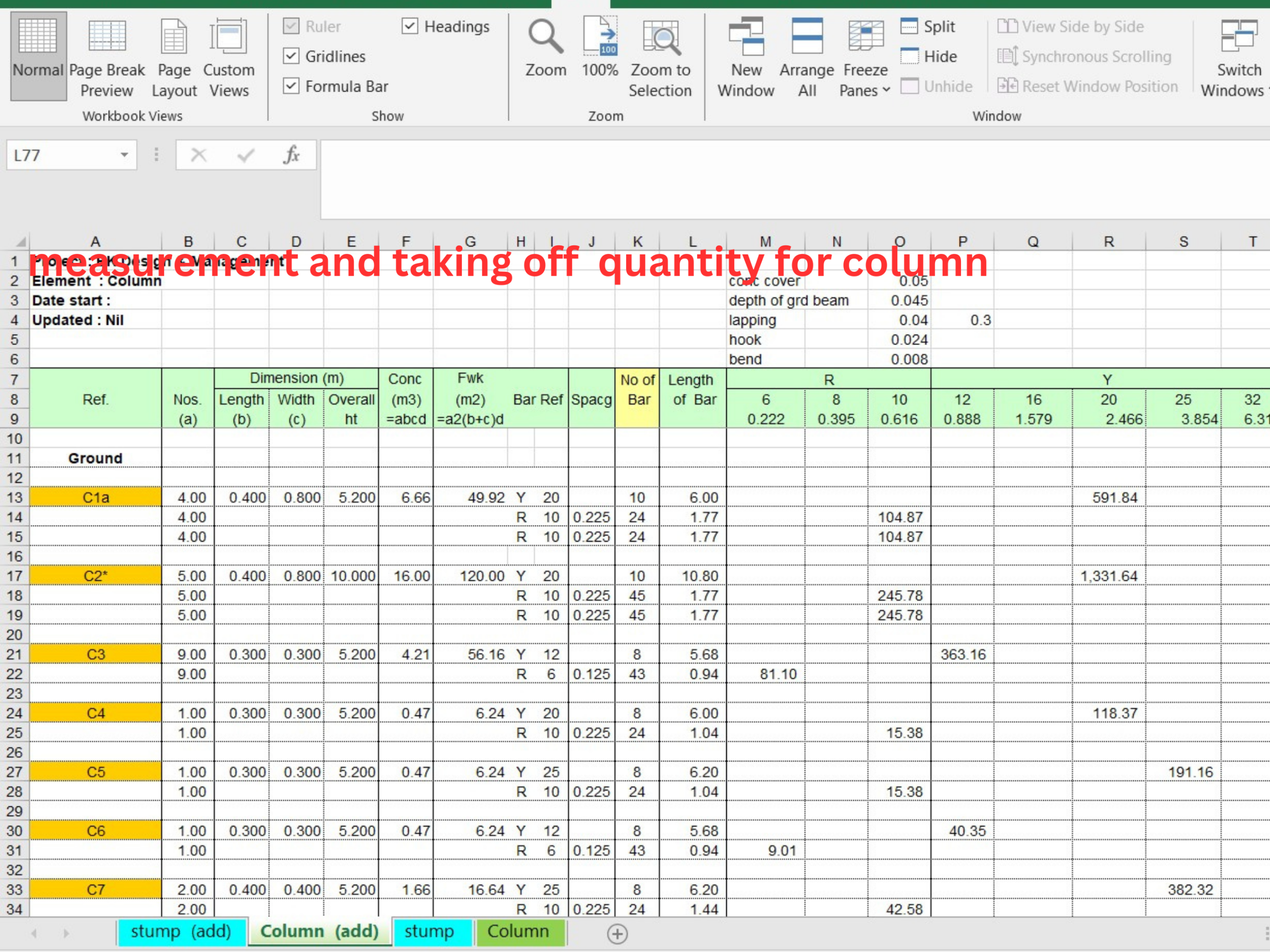 Template Excel Estimating - Image 9