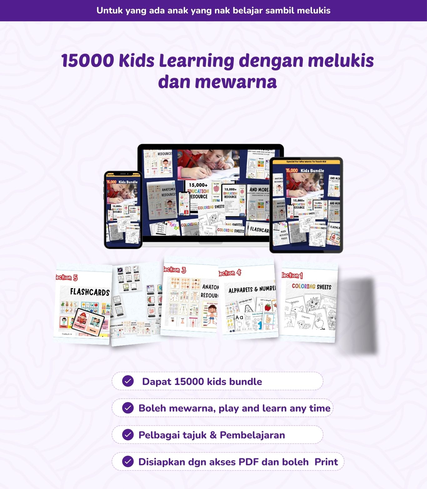15k Kids Learning Template